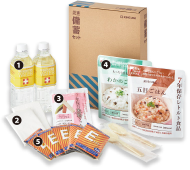 新商品!!キングジムの災害対策セット